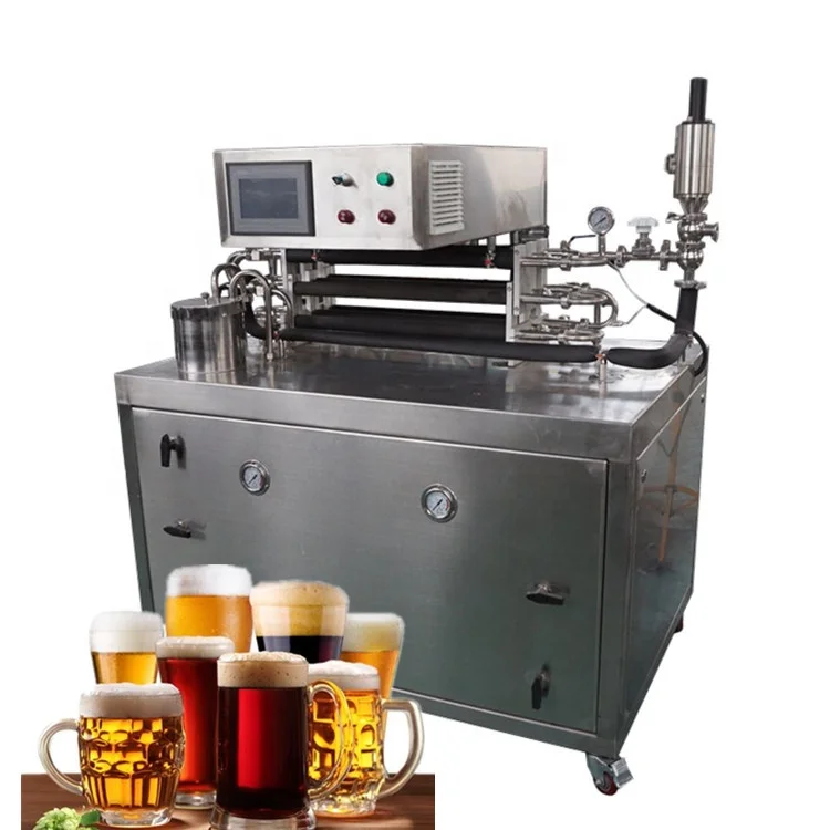 
Small experimental tea beverage sterilizer UHT ultra-high temperature tube sterilizer UHT fruit juice sterilization machine 