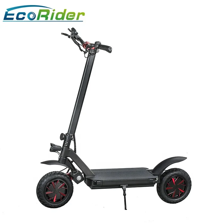 

EcoRider speed way off road 3600w 60v 2 wheels foldable 11 inch electric scooter for adult, Black