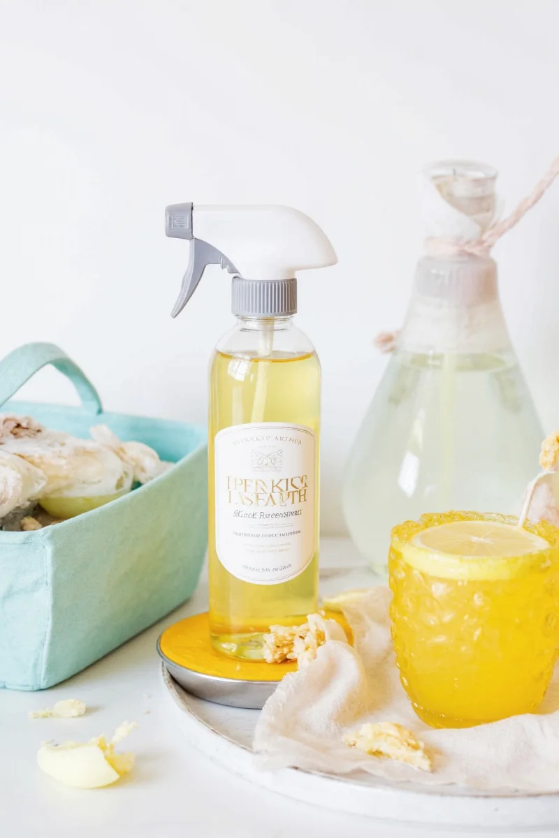 Essential oil infused homemade shower cleaner