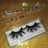 

Free samples mink lashes custom private label 25mm mink eyelashes vendor hairclips