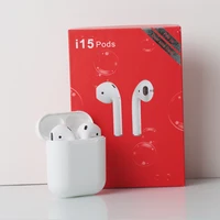 

Blue tooth Headphones Wireless TWS i15 For iphone Built in Stereo Mic Charging Case i15 tws Earbuds pods