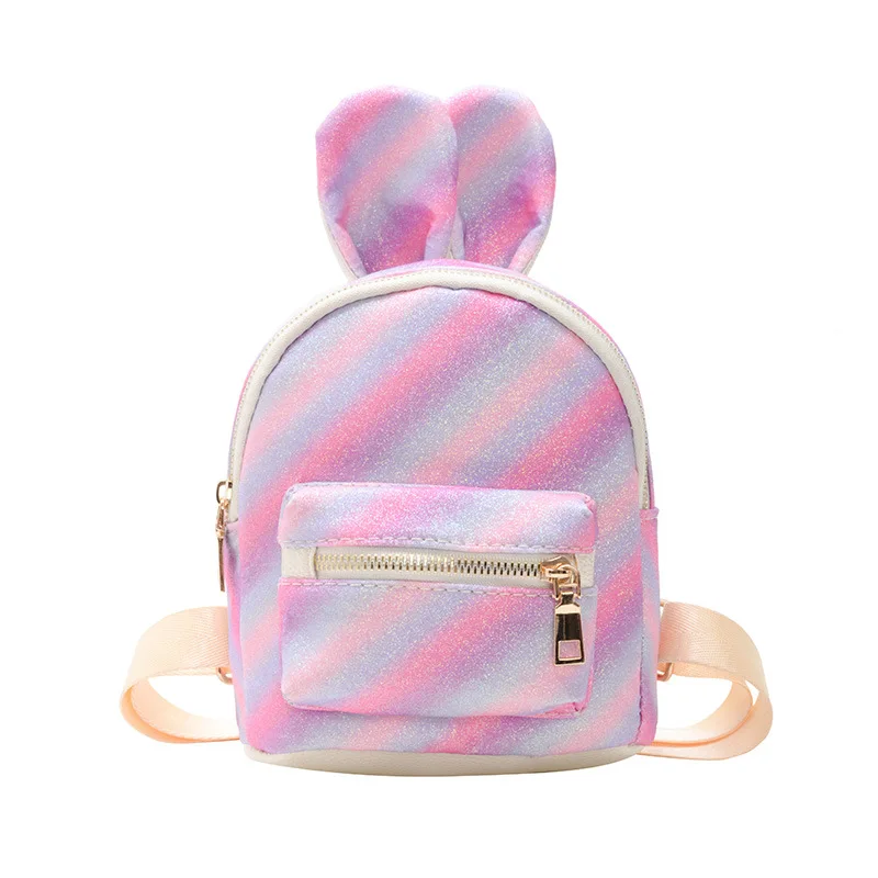 

Wholesale Fashion Kids Mini Small Backpack Cute Rabbit Ear PU Girls Toddler Bagpack Sweets Party bags School bag