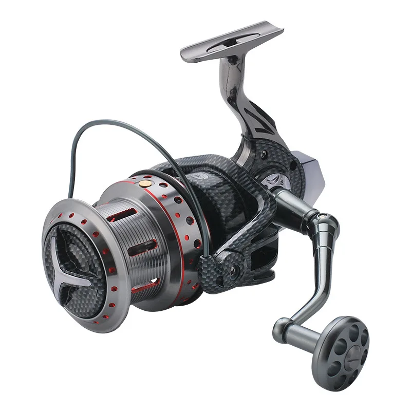 

High Quality Metal Body High Gear Ratio Smooth 14+1BB Spin Fishing Reels with Left or Right Interchangeable Handle, Snakeskin pattern