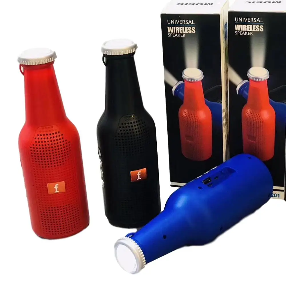 

New design bottle shape mini speaker wireless speaker portable, Blue/black/red