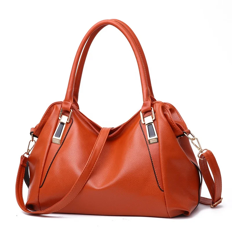 

Hot selling fashion folding soft handbags for women shoulder bag, 6clours
