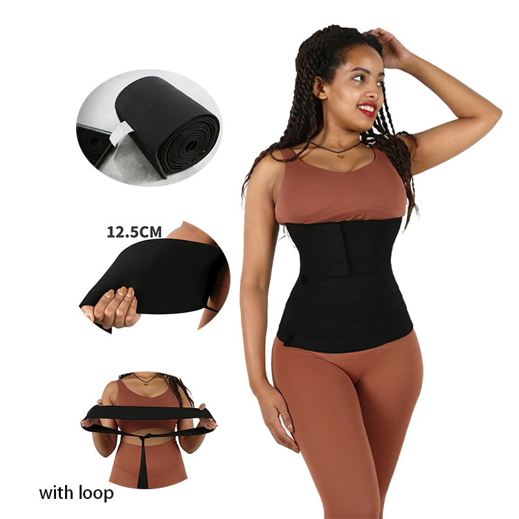 

Fit All Body Shaper Shapewear Slimming Tummy Band Latex Bandage Body Wrap Waist Trainer Trimmer Belt Waist Wrap