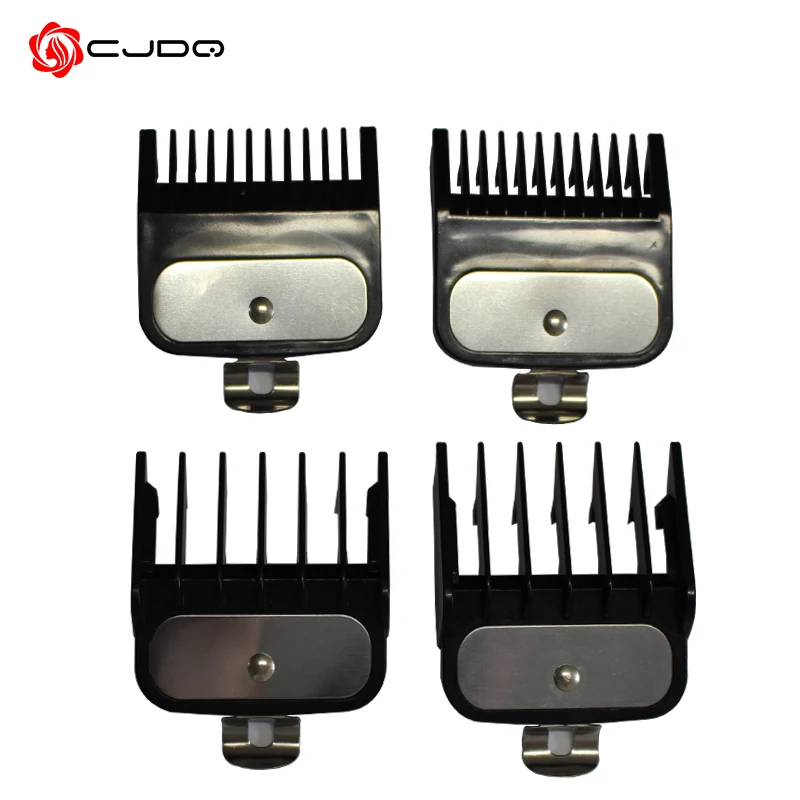 

Plastic Hair Clipper Attachment Guide Comb Set Haircut Accessory Limit Comb For Trimmer, Black