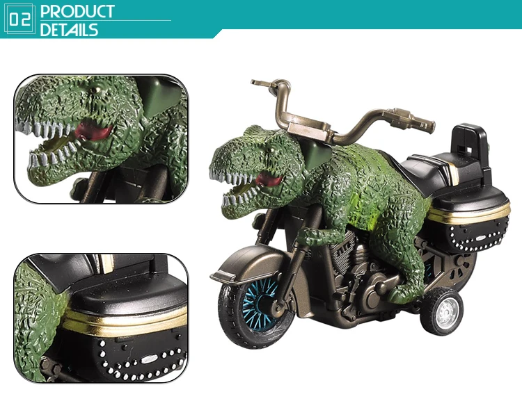 12pcs Friction Vehicles Dinosaur Small Motorcycle Decoration Toys Buy