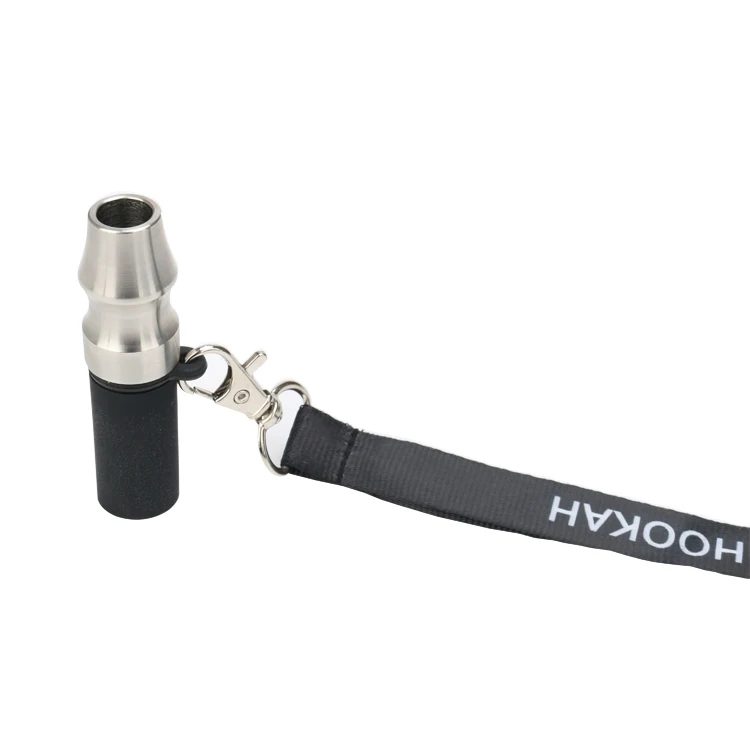 

wholesale Aluminum Hookah Tips Mouthpiece Shisha Accessories Shisha Mouth Tips Suction Nozzle hookah mouthpiece, Black