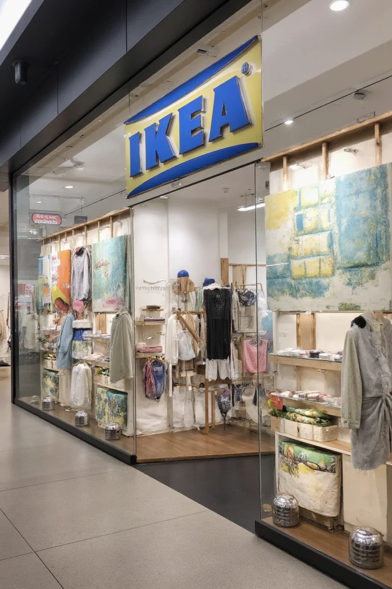 IKEA chair covered in fabric