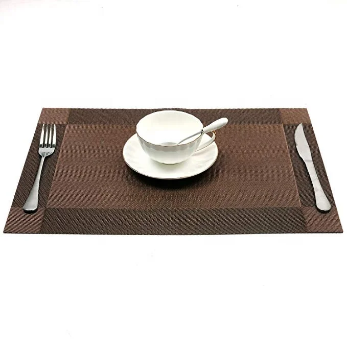 

Factory supplier eco-friendly restaurant PVC table place mat