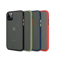 

Fashion Mixed Color Translucent Matte PC Hard Back TPU Hybrid Cover Phone Case For iPhone 11 Pro 2019