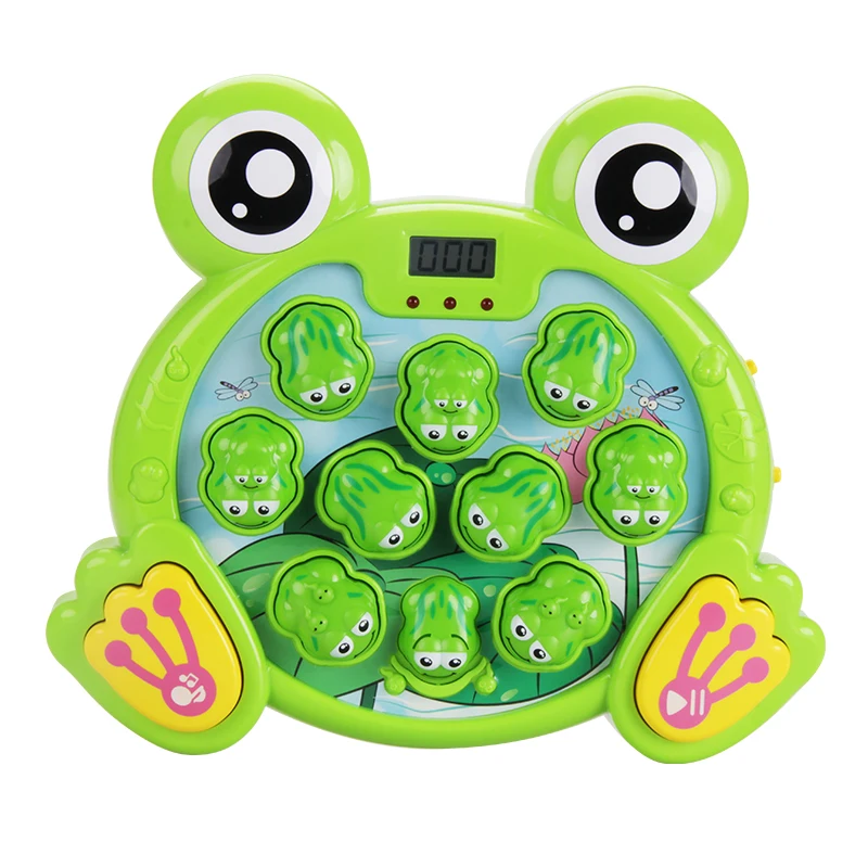 
Latest BO Frog Shape Toy Infant Hammer Toy Game Baby Educational Toys 