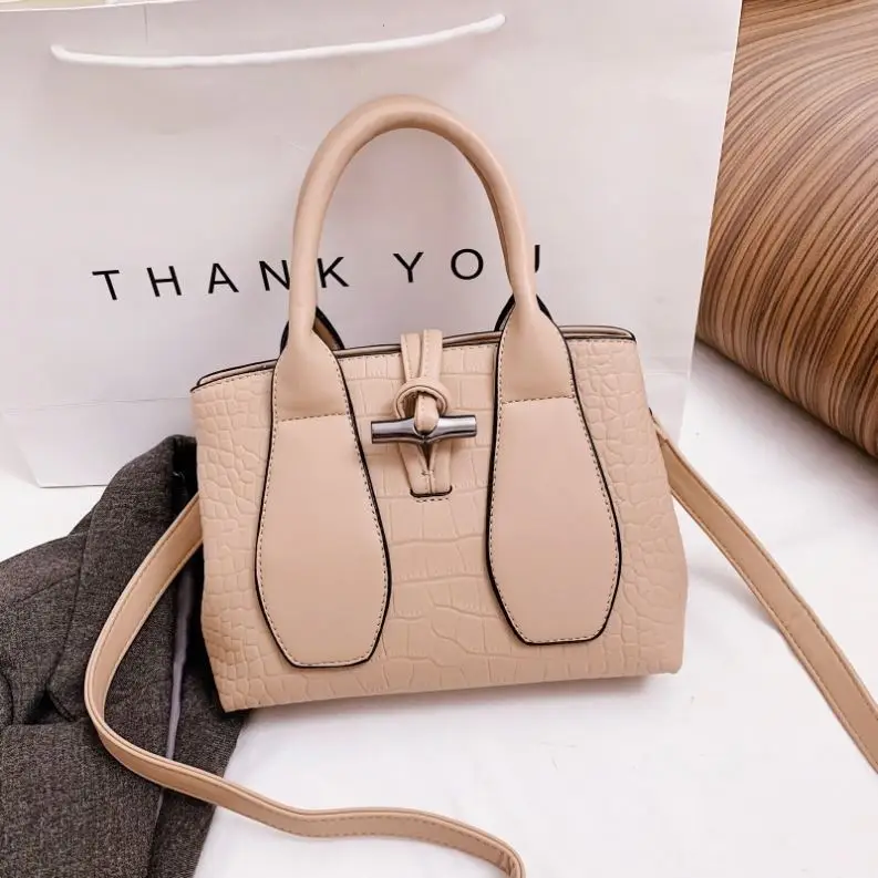 

2021 Fashion Women Tote Purses Ladies Large Handbags Crocodile Pattern Hand Bags For Female