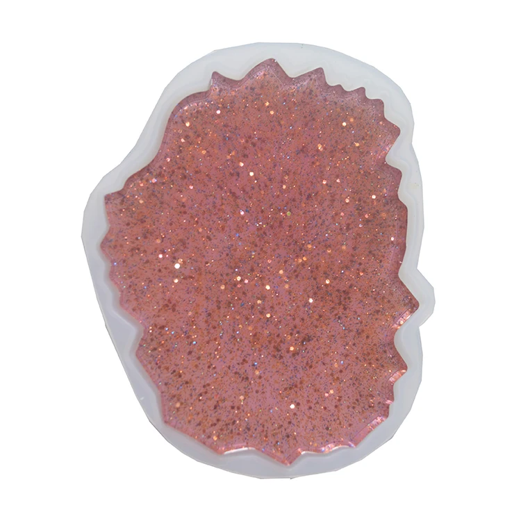 

High Quality DIY Handmade Resin Silicone Mold Jewelry Agate Silicone Mold, White