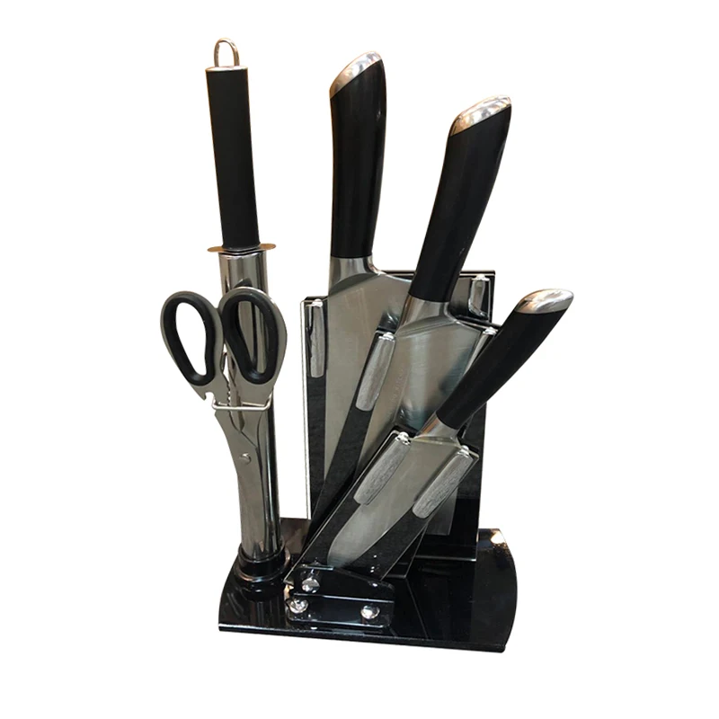 

High quality custom kitchen knives stainless steel chef knife set with box