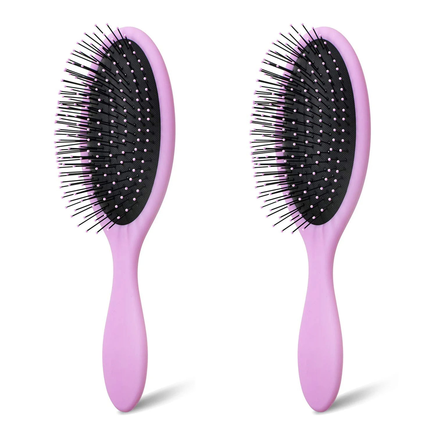 

Masterlee hot sale in Amazon high quality massage comb pink color wet and dry brushes with custom logo