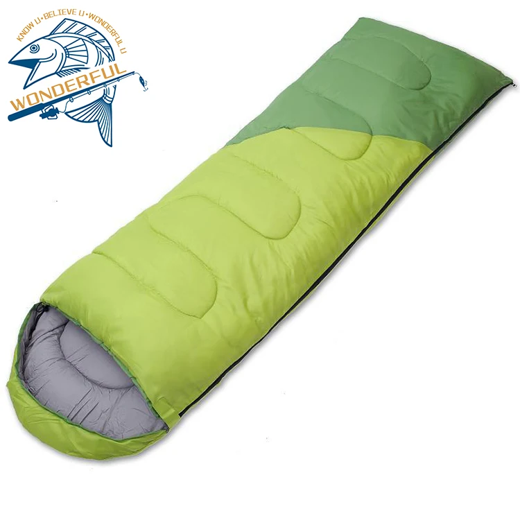 

4 Season Keep Warm Outdoor Indoor Polyester Stitchable Envelope Adult Camping Travel Sleeping Bag