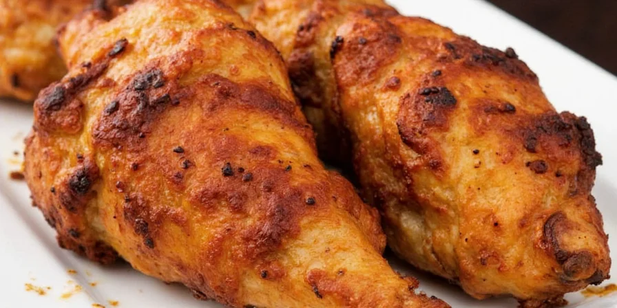Tandoori Chicken on Plate