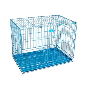 Image of Foldable Pet Cages Dog Cages Stainless Steel Dog Cage for Sale
