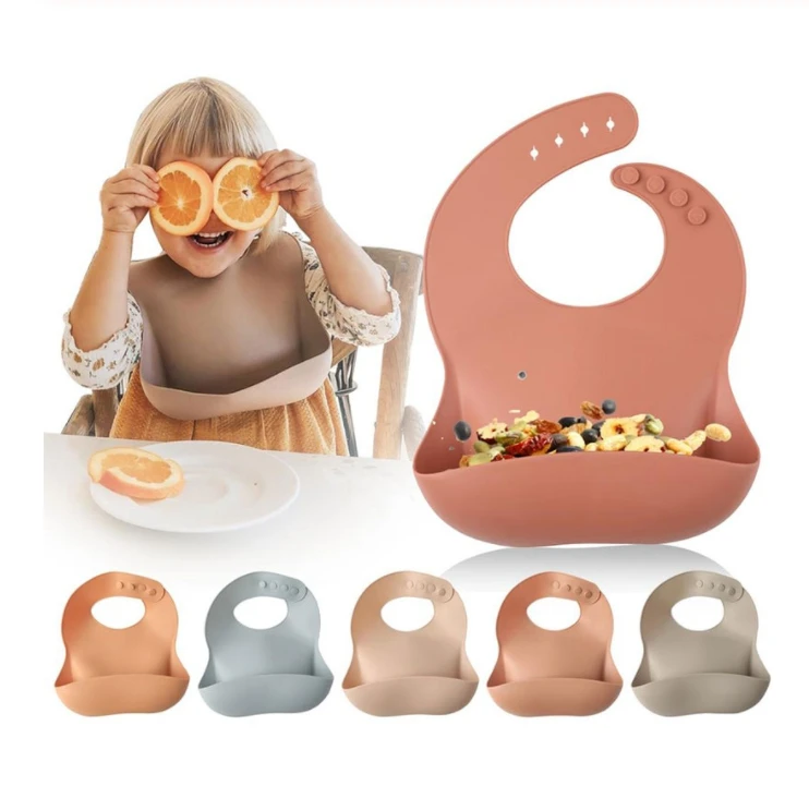 

Custom High Quality Waterproof Baby Bowl Set Kid Silicone Placemats Silicone Washable Baby Bib Mold With Food Catcher, According to pantone color