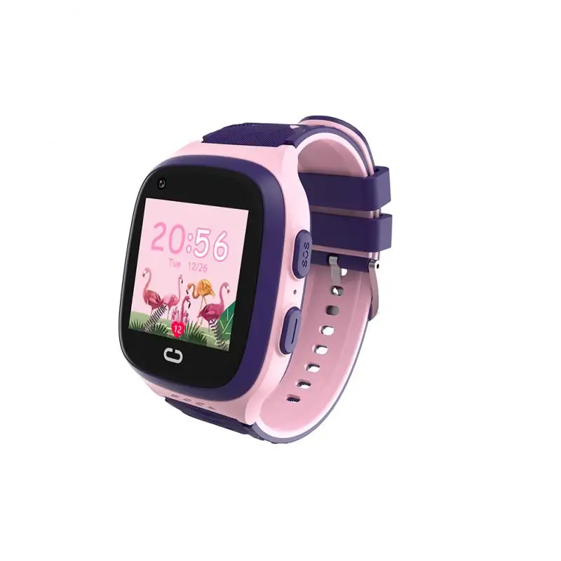 

LT31 4G Smart Watch Kids GPS WIFI Video Call SOS IP67 Waterproof Child Smartwatch Monitor Tracker Location Cell Phone Watch, Pink blue