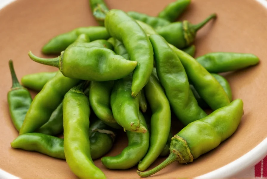 Roasting green chili