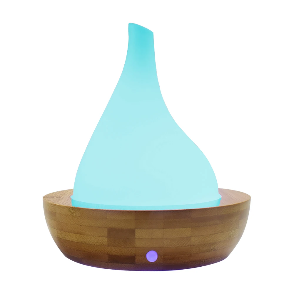 

Home Appliances Stocks Portable Fragrance Real Wooden Bamboo And Glass Air Humidifier 300ml Wood Grain Mini Humidifiers