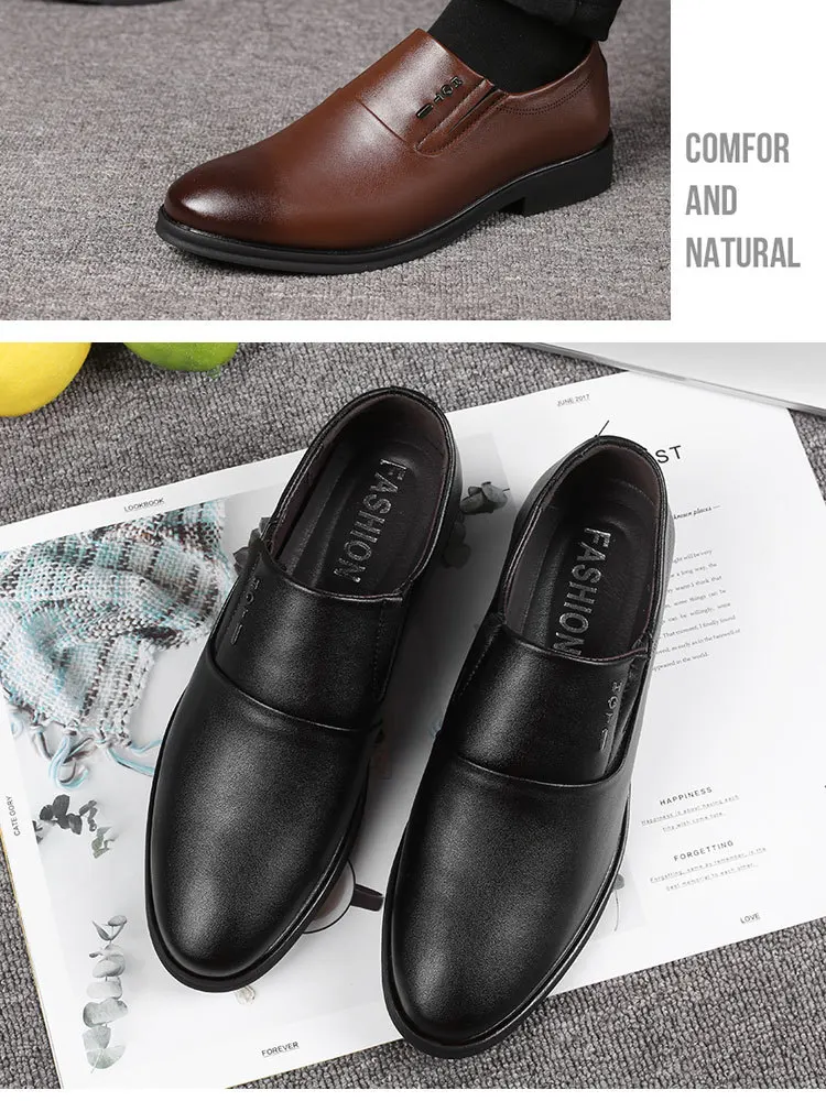 A057 Formal Loafer Office Men Shoes Leather Loafer Shoes Men Classic ...