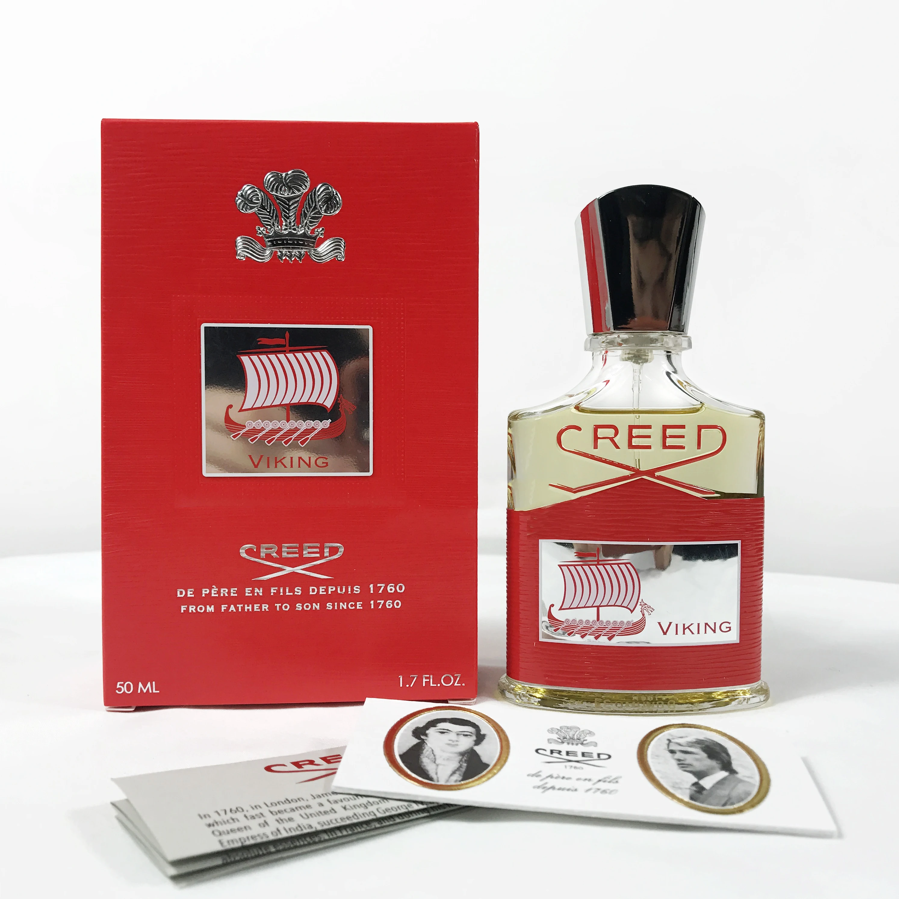 

100ml Brand Men Perfume Red Creed Viking Perfume Lasting Fragrance Classical Body Spray Parfum High Quality Men Arab Perfume, Picture show