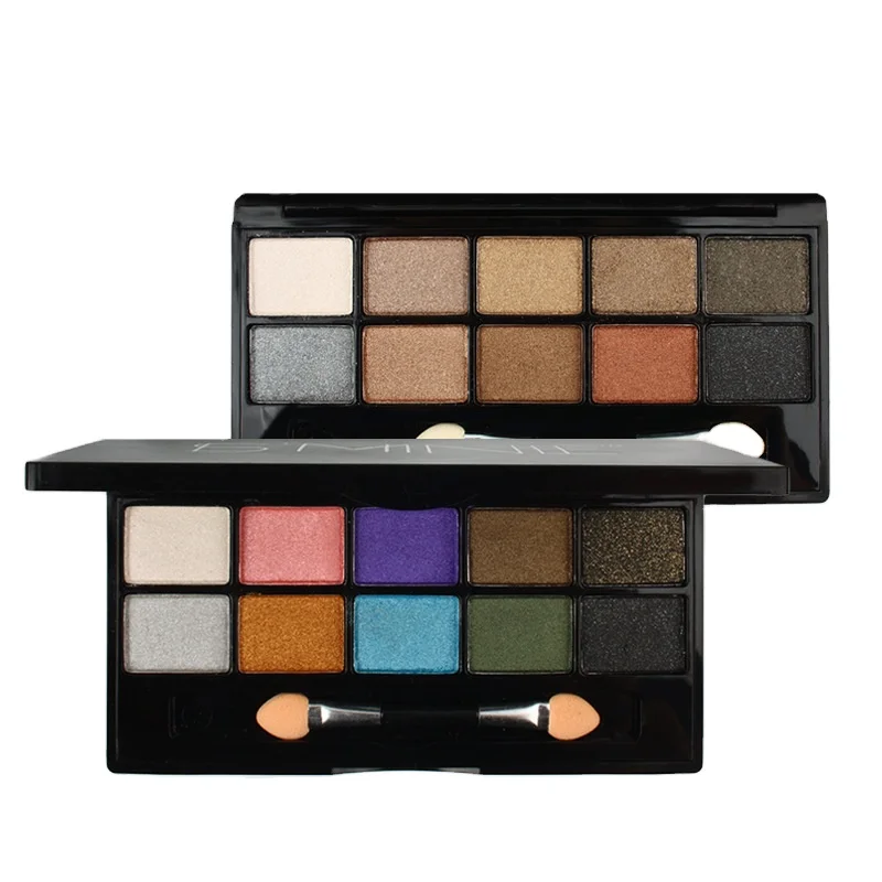 

Make up Private Label 10 Colors Cosmetics Makeup Eyeshadow Palette High Pigment Shine Matte Glitter Eye Shadow