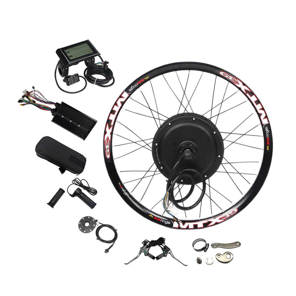 

Ready to ship !!! USA warehouse NBpower 72V2000W ebike brushless hub motor electric bike conversion kit 26",27.5",29"