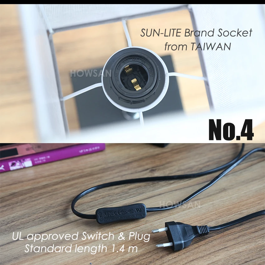 
USB table lamp, Bedside lamps with 2 USB charging ports for bedroom, Nightstand lamp with Grey Fabric shade 