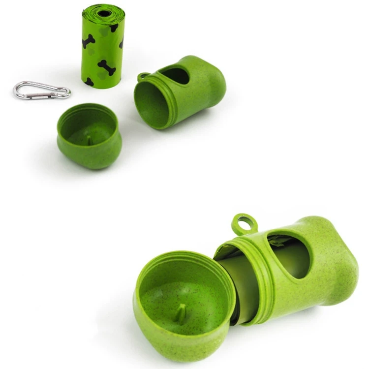 
hot sale degradable recycle green dog poop bags 