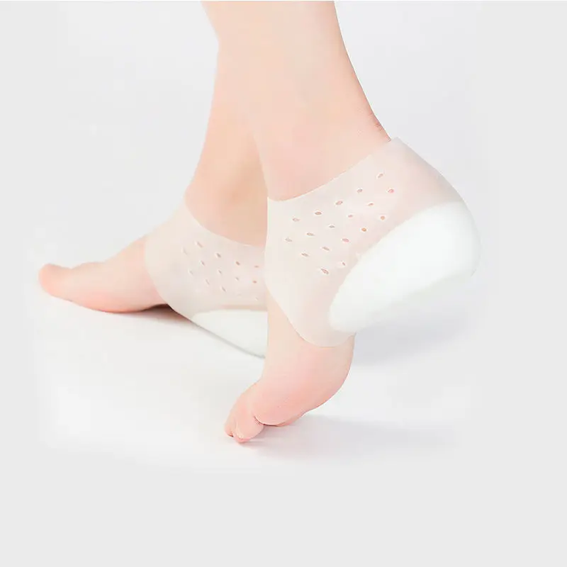 

Comfortable Height Increase Silicone Insole Breathable Invisible Heigh Increase Insole, As pictures