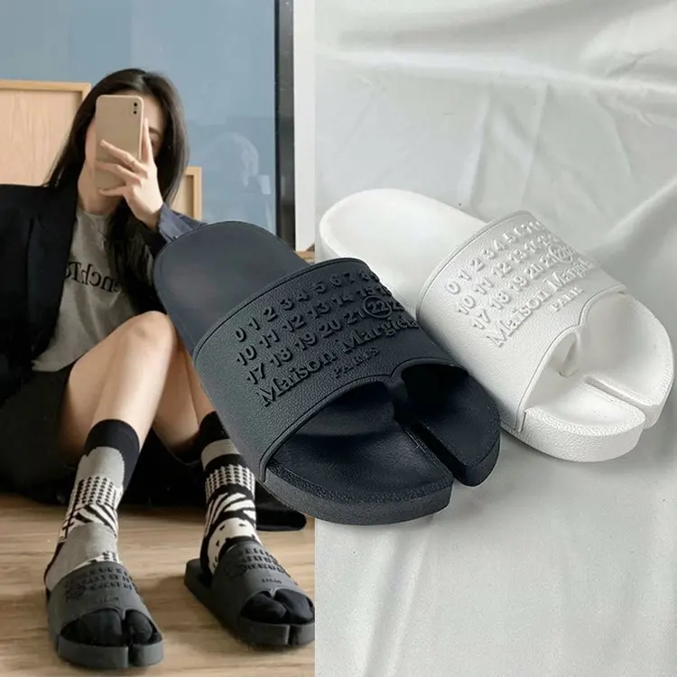 

LX-317 New 2021 Summer split toe sandals flip-flops Beach seaside vacation waterpoof slippers for women, Picture show