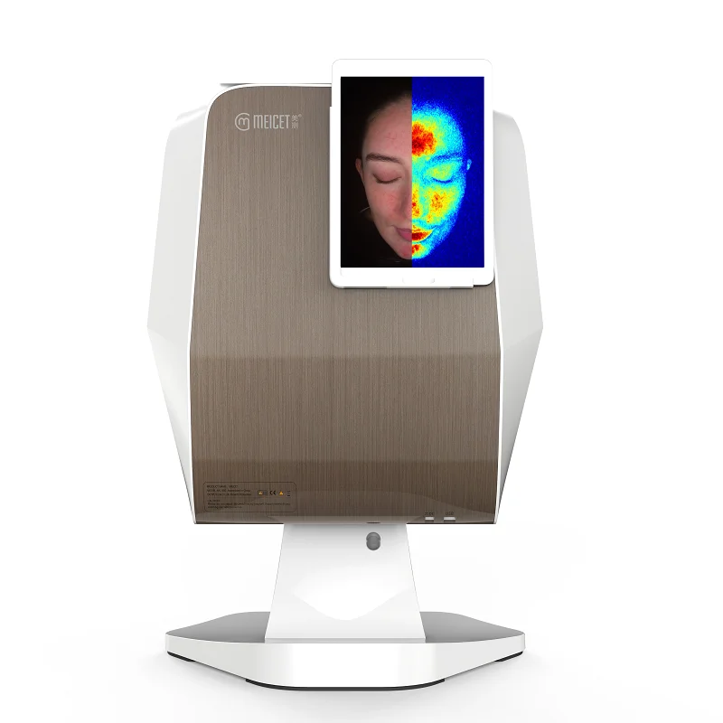 

High End iPad Version Face Facial Skin Machine Meicet Digital Facial Skin Analyzer Machine Daylight Skin Mirror Analyzer