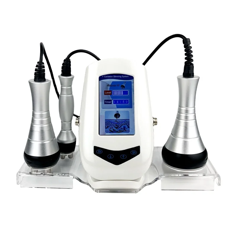 

3 in 1 Ultrasonic RF Vacuum 40K Cavitation Slimming Machine Beauty Device Facial Massager for Weight loss Slim