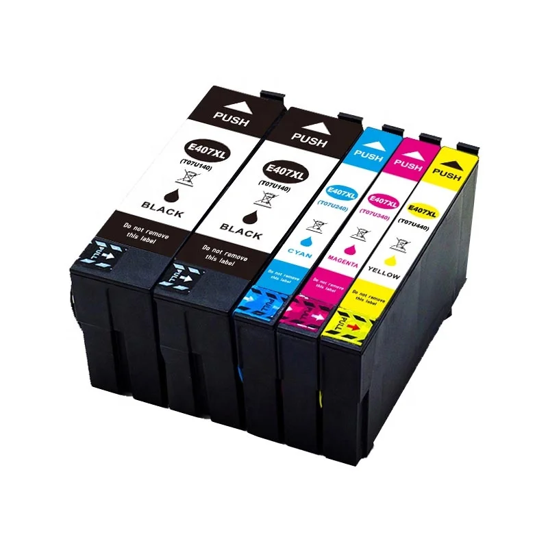 

B-T E407XLBK C M Y Compatible Ink Cartridge for EPSON workforce PRO WF-4745DTWF