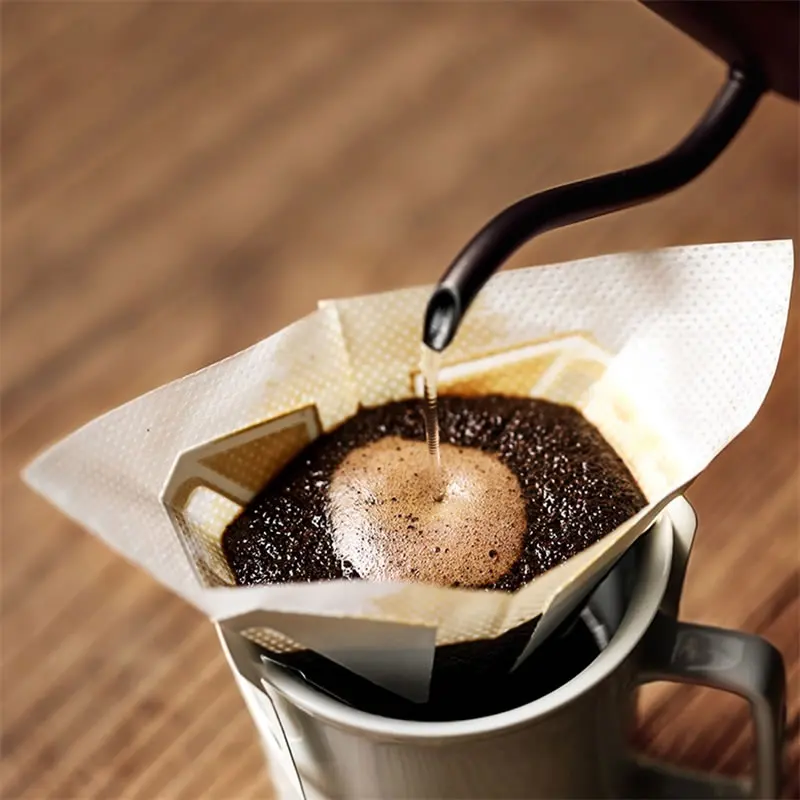 
YIJIA 20pcs/set Coffee Hanging Filter Bags Cold Brew Coffee Pour Over Coffee Dripper 