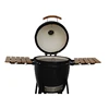 Outdoor Patio Furniture Kitchen Cooker Black BBQ Ceramic Grill
