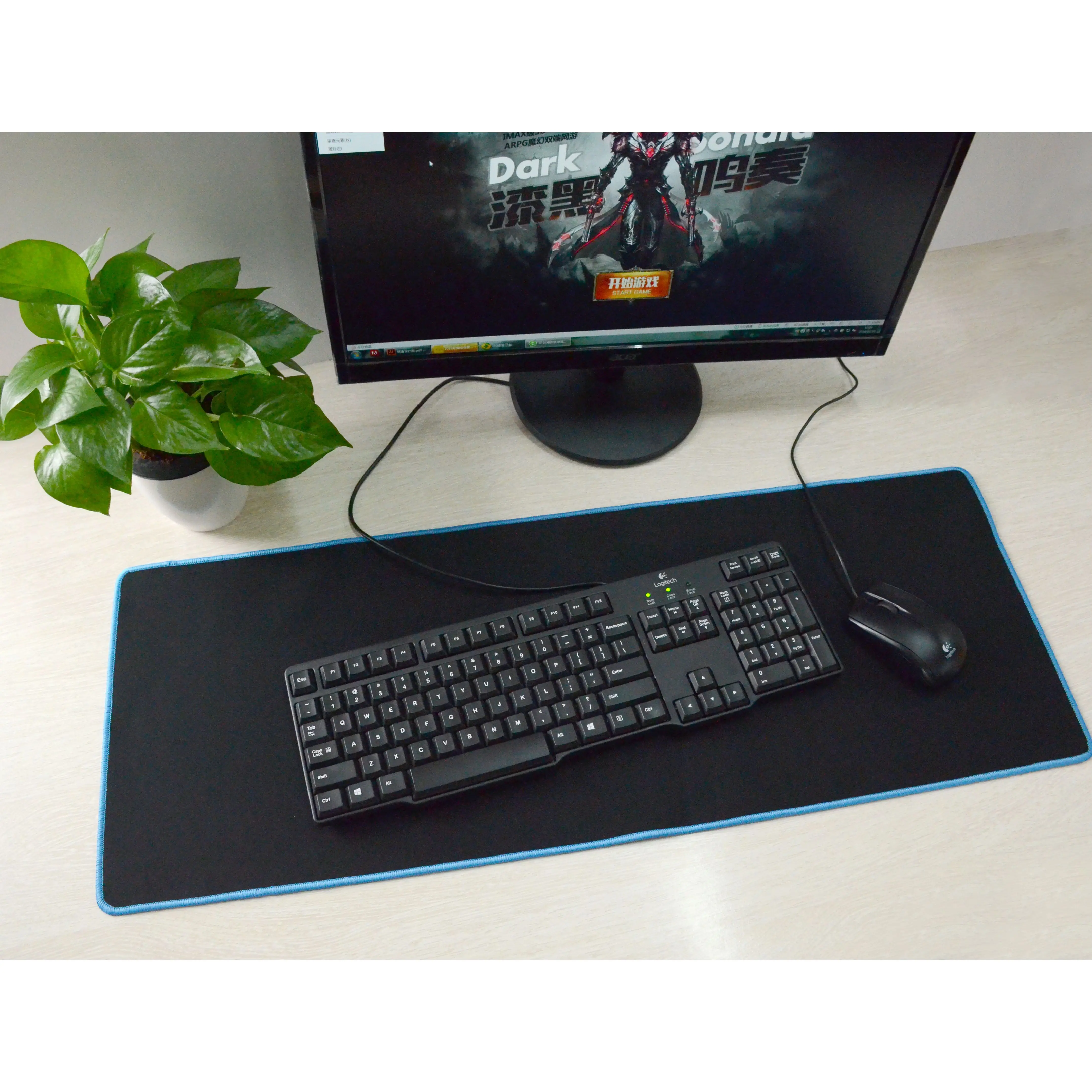 

New Non-slip custom gaming mouse pad with sublimation printing, Customized color
