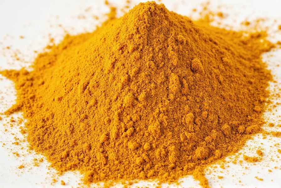 Spice market with curry spices
