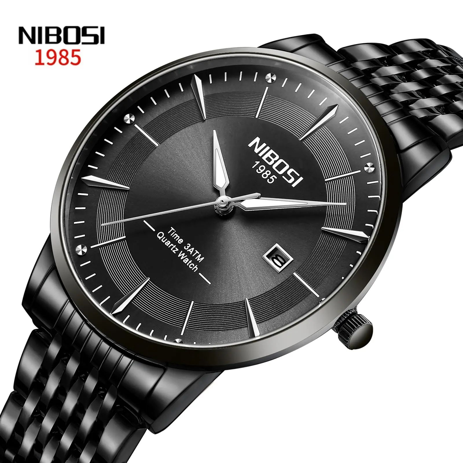 

NIBOSI 2525 Men Watch Styles Branded Luxury Elegance Casual Stainless Steel Quartz Watches Quarzuhren