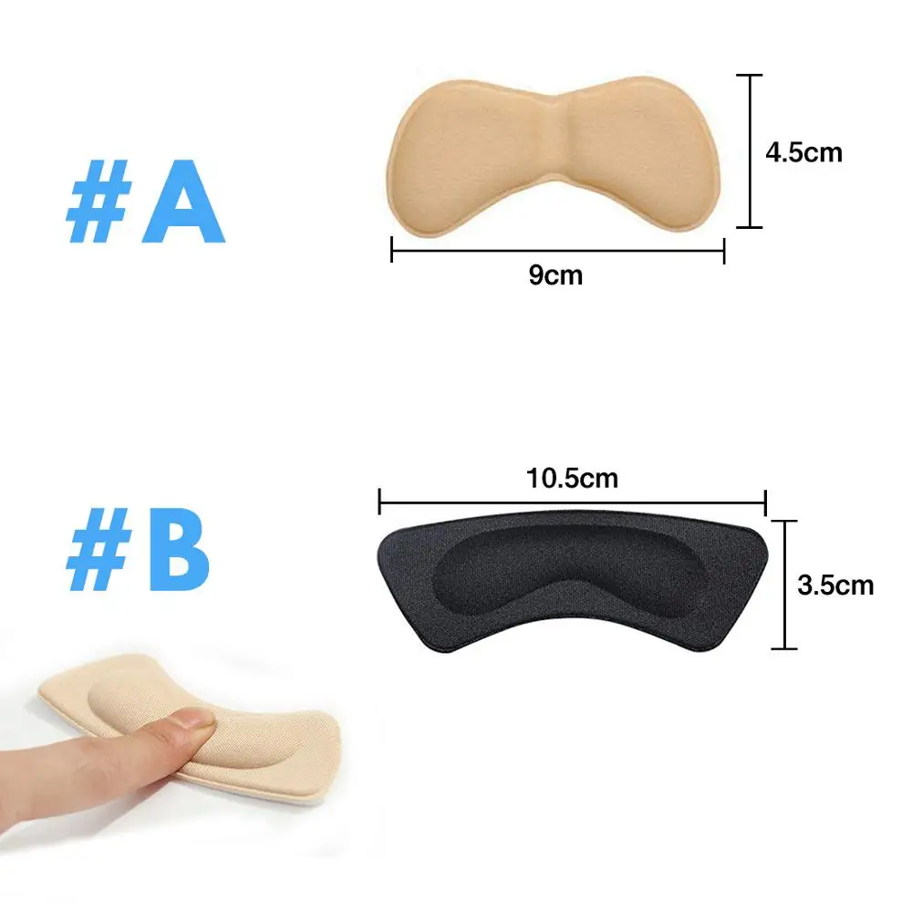 

Breathable Heel Cushion Inserts, Heel Grip Liner Insert for Shoes Too Big, Foot Care Protector Heel Pads High Heel Insert