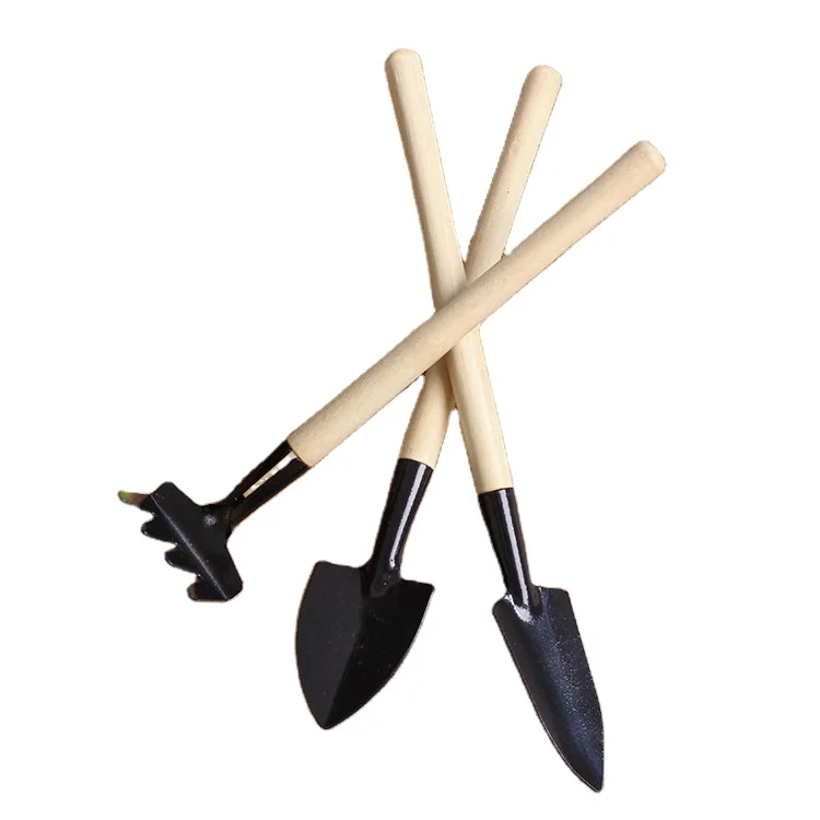 

Three-piece Mini Garden Tools Multi-purpose Shovel Scraper Household Plant Loose Earth Shove Home Garden Modern Not Support