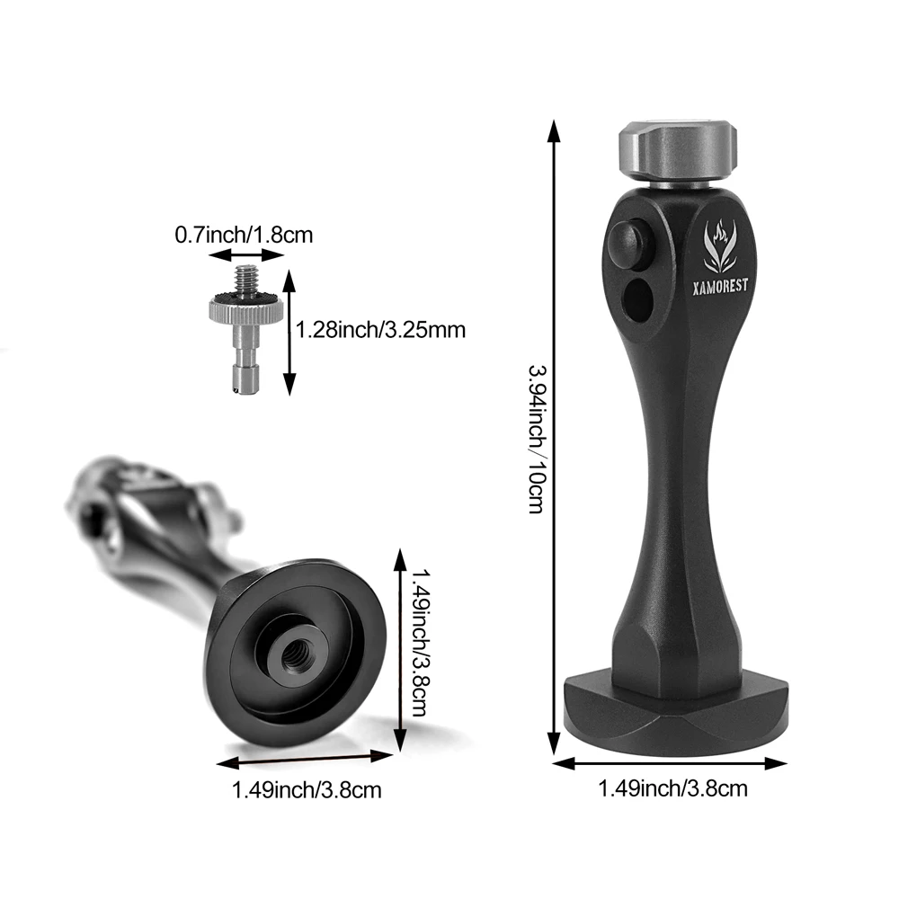 Detachable Universal Mount Accessories with 1/4-20 Inch Threading Binocular Tripod Adapter Quick Release