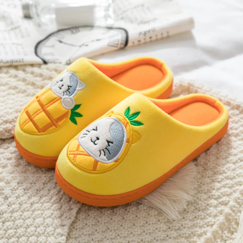 

Cute Style Cartoon Slippers Warm Slipper Winter Slipper, Black,red,green,yellow,gold,blue