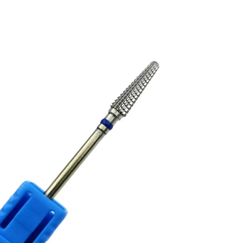 

HYTOOS Tungsten Carbide Cone Nail Drill Bit 3/32" Rotary Burr Manicure Cutter Electric Drill Accessories Nail Milling Tool