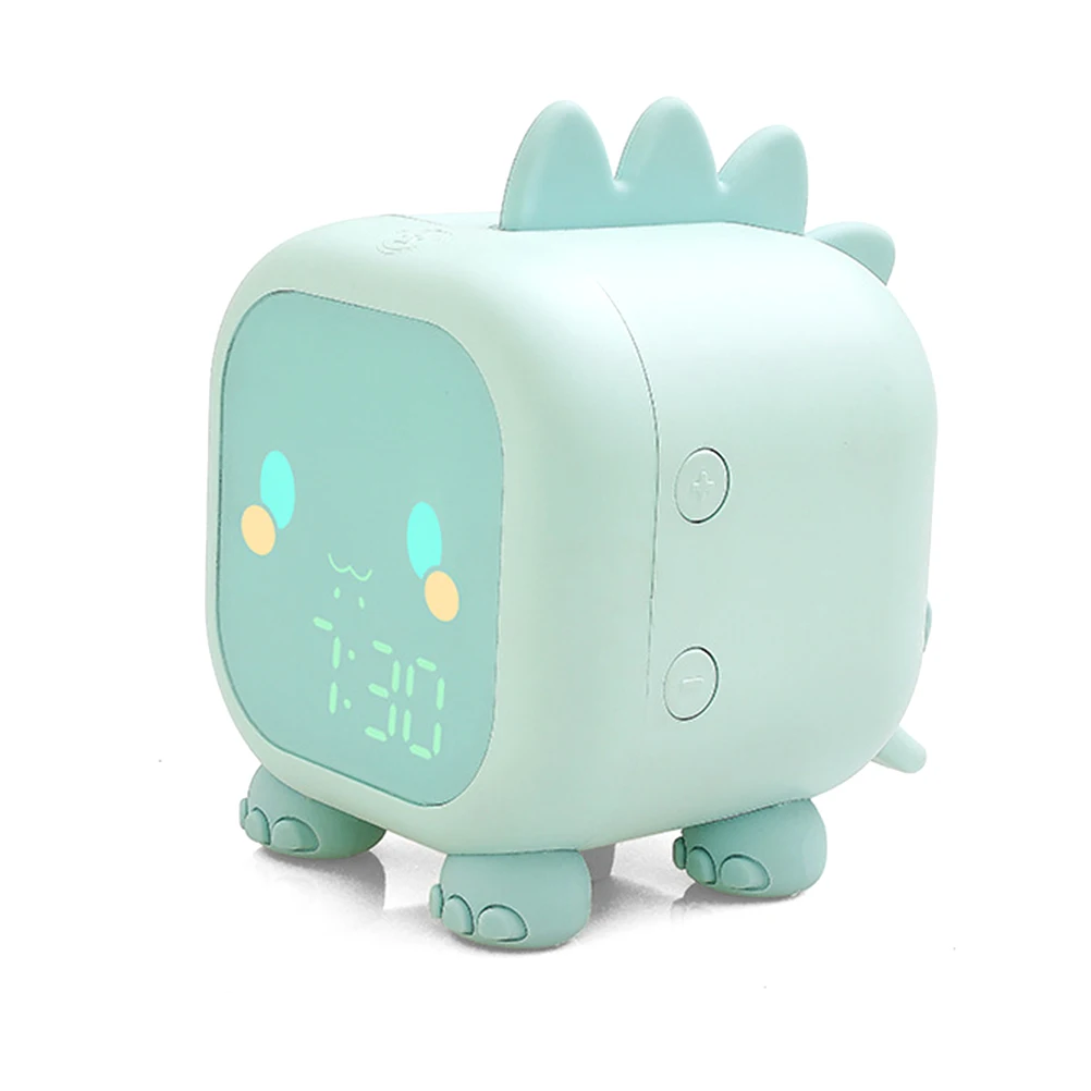 

Cute Dinosaur Digital Alarm For Kids Bedside Clock Children'S Sleep Trainier Wake Up Night Light Relojes